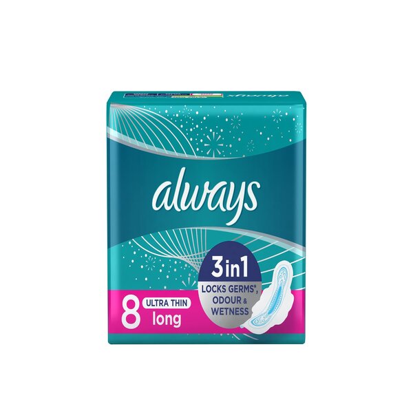 Always Ultra Thin Long 8 Pads